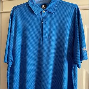 Men’s FootJoy golf shirt/polo~XXL~Blue